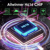 H60 Android 10.0 TV Box Allwinner H616 2GB RAM 16GB ROM 6K HD Support 2.4G&5G WiFi Bluetooth Smart Box Media Player Set Top Box
