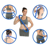 Trigger Point Massage Cane - Deep Tissue Back & Neck Pain Relief Tool, S-Shaped Hook Massager for Muscle Knots & Tension Release