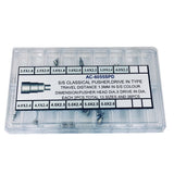 26Pcs/Box Stainless Steel Silver Classical Drive In Watch Pusher Button Crown Set Replacement Repair Parts For Watchmakers