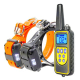 Remote Dog Training Collar For 2 Dogs  Rechargeable and waterproof Function with Backlight