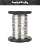 100m 304 Stainless Steel Wire Single Strand Fishing Hoisting Cable 0.1mm 0.2mm 0.3mm 0.4mm 0.5mm 0.6mm 0.8mm hard steel wire