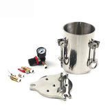 3L Dispenser Pressure Tank 304 Stainless Steel Pressure Barrel Dispensing Valve Fluid Dispensing Storage Bucket