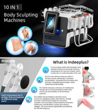10 in 1 Body Sculpt Fast Weight Loss Cellulite Remover Body Sculpting 448k Cet Ret EMS Vacuum Cavitation Device
