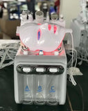 New Arrival! Multifunction skin care device 7 in 1 anti aging small bubble H2O2 hydrogen oxygen jet beauty machine with Led Mask