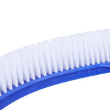 45cm Heavy Duty Pool Brush Reinforced Curved End Nylon Bristles for Floor & Wall Cleaning