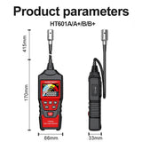 HABOTEST HT601A HT601B Gas Leak Detector 0-1000PPM Sound & Screen Alarm Combustible Flammable Natural Methane Gas Detector