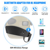 HL Bluetooth Adapter Design for Howard Leight for Shooting Earmuffs Convert Wire Headphone to Wireless One for Hunting