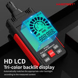 HT609 Gas Leak Detector Sound Screen Alarm with LCD Display Gas Detector Combustible Flammable Natural Methane Gas Detector Visu