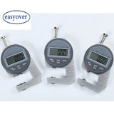 0.01mm Digital Thickness Meter 0.0005" 10mm LCD Pocket Digital Dial Indicator Sponge Steel Sheet Leather Thickness Gauge Tools
