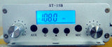 76MHz-108MHz 15W FM Broadcast Transmitter stereo PLL Fm Radio Broadcast station ST-15B 15W 12V 5A