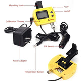Online PH Monitor LCD Digital ph & TEMP Electrode Analyzer Acidimeter Aquarium Hydroponics SPA Drinking Water Quality Monitor