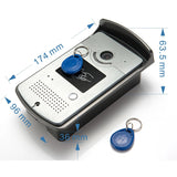New Wired 9 inch Video Door Phone Intercom Entry System 1 Monitor + 1 RFID Access IR 700TVL Camera + Electric Control Door Lock