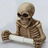 Toilet Paper Holder Creative Skull Tissue Box Holder Wall Mount Sanitary Roll Paper Storage Bathroom Organizer Toilet Paper Rack