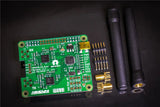 Latest V1.3 MMDVM_HS_Dual_Hat Duplex Hotspot  board +2pcs Antenna Support P25 DMR YSF NXDN For Raspberry pi