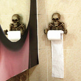 Toilet Paper Holder Creative Skull Tissue Box Holder Wall Mount Sanitary Roll Paper Storage Bathroom Organizer Toilet Paper Rack