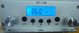 76MHz-108MHz 15W FM Broadcast Transmitter stereo PLL Fm Radio Broadcast station ST-15B 15W 12V 5A