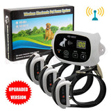 Upgraded Version Wireless Pet Dog Electronic Fence System With Rechargeable Transmitter and Receiver Drop Shipping 15-28nf