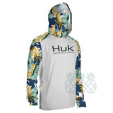 HUK Fish Coat Men Long Sleeve Mask Hooded Fishing Shirts Upf 50+ Uv Protection Jerseys Breathable Beach Fishing Sweatshirt Climb