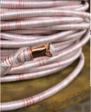 0.1X2000 Litz thread Multi-strand polyester yarn covered thread with film, red and white silk yarn covered thread