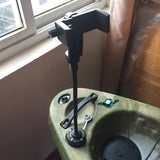 Kayak Cell Phone Holder Bracket Black Fish Finder Mobile Phone Clip Stand Kayak Fishing Gear Boat Dinghy Marine Accessories