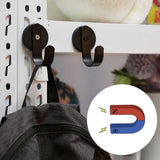 1 PC Black Magnetic Hooks Wall-mounted Hanger Hook For Refrigerator, Cruise, BBQ Grill Household Storage Tools