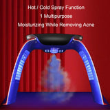 7 in 1 hot and cold spray color light mask oxygen injection LED moisturizer photon rejuvenation beauty device