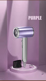 Hair Dryer 1500W Hair Care with Collagen Strong Wind Multi-speed Air Temperature Regulation Fast Drying Low Radiation