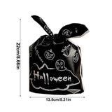 Halloween Candy Bags 50PCS Spooky Cartoon Cat Novelty Bag With Rabbit Ears Halloween Costume Accessories For Chocolate Cookies