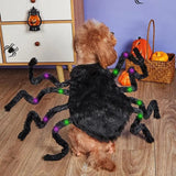 Halloween Costumes For Pets Spider Lighted Halloween Pets Spider Costumes With 8 Furry Legs Theme Party Accessories For Photo