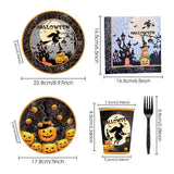 Halloween Dinnerware Set Halloween Dessert Paper Plates Halloween Dessert Paper Party Plates For Birthday Barbecues Camping
