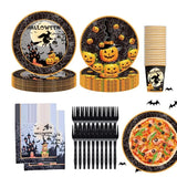 Halloween Dinnerware Set Halloween Dessert Paper Plates Halloween Dessert Paper Party Plates For Birthday Barbecues Camping