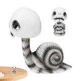 Halloween Garden Ornament Halloween Rustic Snail Skull Sculpture Creative Gifts For Tabletop Front Door Panels Stairs Living