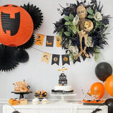 Halloween Mummy Wreath Rose Spider Wreath With Mummy For Halloween Halloween Decoration For Fireplace Bedrooms Dining Room Front