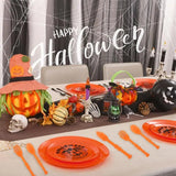 Halloween Silverware Set  Halloween Skeleton Forks Skull Spoons Spooky Gothic Cutlery Set Party Supplies Decorative for Home