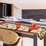 Halloween Table Decorations Gothic Runner Table Overlay Decor Halloween Table Runner Topper Linen Holiday Kitchen Dining Table
