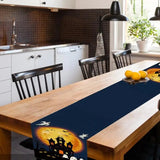 Halloween Table Decorations Gothic Runner Table Overlay Decor Halloween Table Runner Topper Linen Holiday Kitchen Dining Table