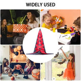 Halloween Witch Costume Broom Witch Accessories For Spooky Halloween Witch Costume Skull Broom Ribbon Hat For Theme Party
