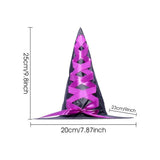 Halloween Witch Costume Broom Witch Accessories For Spooky Halloween Witch Costume Skull Broom Ribbon Hat For Theme Party