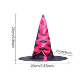 Halloween Witch Costume Broom Witch Accessories For Spooky Halloween Witch Costume Skull Broom Ribbon Hat For Theme Party