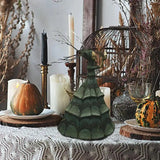 Halloween Witch Resin Statue Halloween Witch Statue Creepy And Scary Nightmare Witch Ornament Horror Handicraft Decor Bookshelf