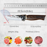 Handmade Kitchen Knife Boning Knife Outdoor Hunting Camping Knife Forged Knife Military Knife- Good for Camping Survival Outdoor