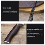 Handmade Kitchen Knife Boning Knife Outdoor Hunting Camping Knife Forged Knife Military Knife- Good for Camping Survival Outdoor