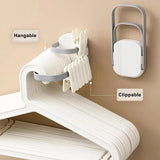 Hanger Holder Waterproof Rack Organizer For Storing Hangers No Drilling Rack Laundry Essentials For Closet Kitchen Laundry Room