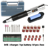 Cordless Multi Tool Mini Electric Drill For Dremel Accessories Electric Tool Engraving Pen Cutting Polishing Rotary Tool