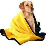 Absorbent Towel Pet Dog Cat Dry Superabsorbent Fiber Artifact Supplies Quick-drying With a bath Towel