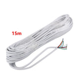 40M 0.2x 6P 6 wire cable 10M/15M/20M/30M for video intercom Color Video Door Phone doorbell wired Intercom cable