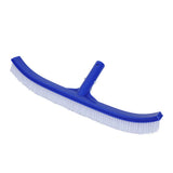 45cm Heavy Duty Pool Brush Reinforced Curved End Nylon Bristles for Floor & Wall Cleaning