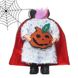 Headless Pumpkin Doll Halloween Headless Pumpkin Dolls Creative Sequined Handmade Pumpkin Cute Ghost Doll Horrific Doll Ornament