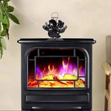 Heat Powered Stove Fan Quiet Stove Fans Energy-Saving Fireplace Fan Air Circulating Accessories For Wood Burning Stove Pellet