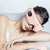 Heated Eye Massager With Bluetooth Music Vibration 16D Compression Massage Instrument For Migraines,Dark Circles Relief